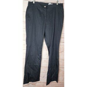 Callaway Size 12 Anthracite Black Cotton/Spandex Pants
